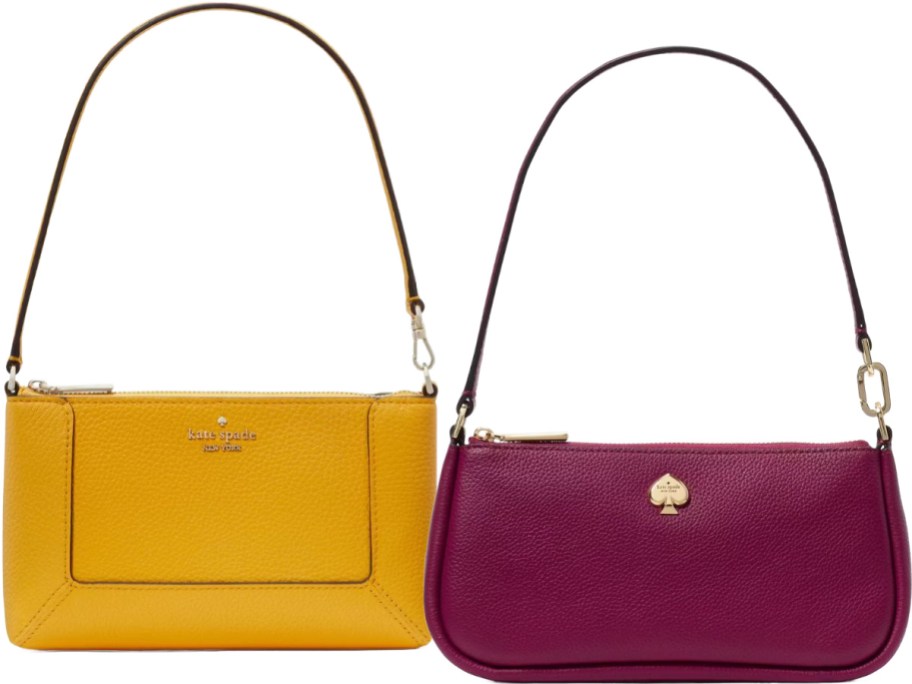 Stock images of two Kate Spade handbags