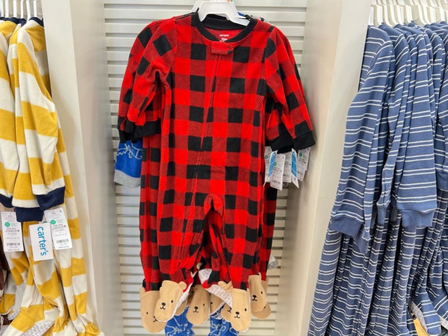 Carter's bear foot pajamas for babies