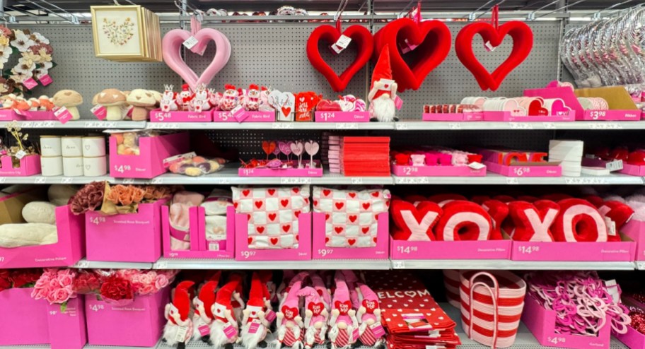 Walmart Valentines day display