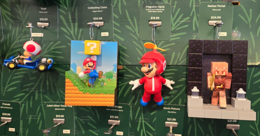 mario-minecraft-hallmark-ornaments