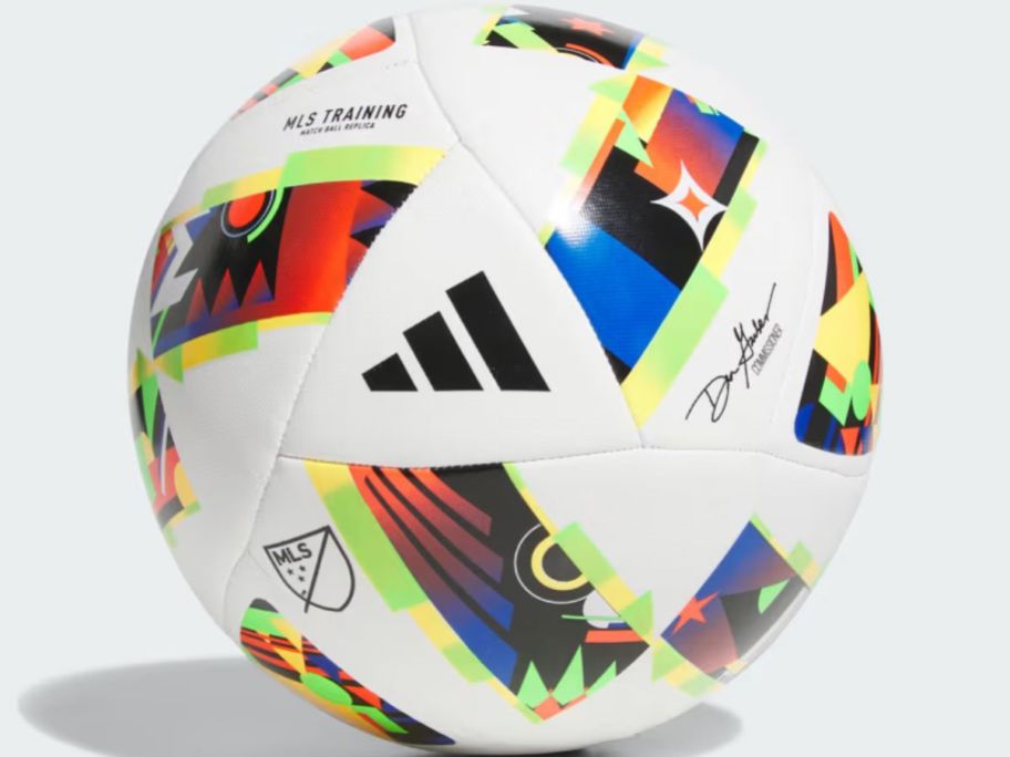 stock image of an adidas soccer ball