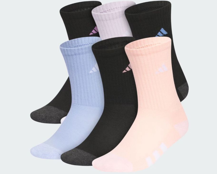 6 pair of kids socks