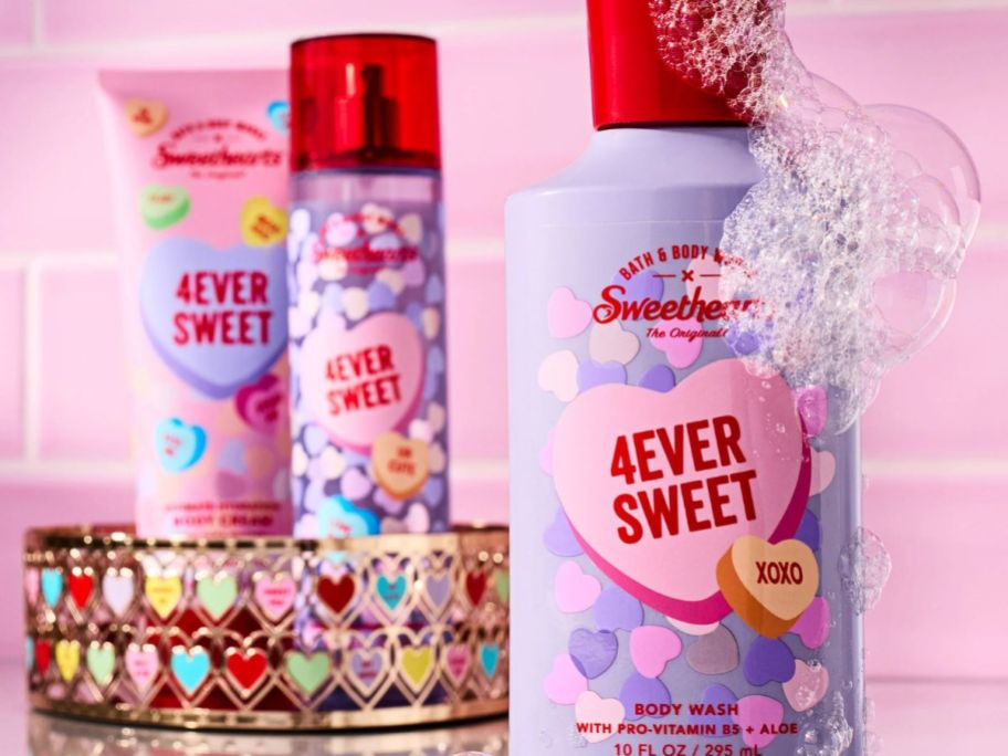 Bath & Body Works 4EVER Sweet Body Wash, Body Cream and Fragrance Mist