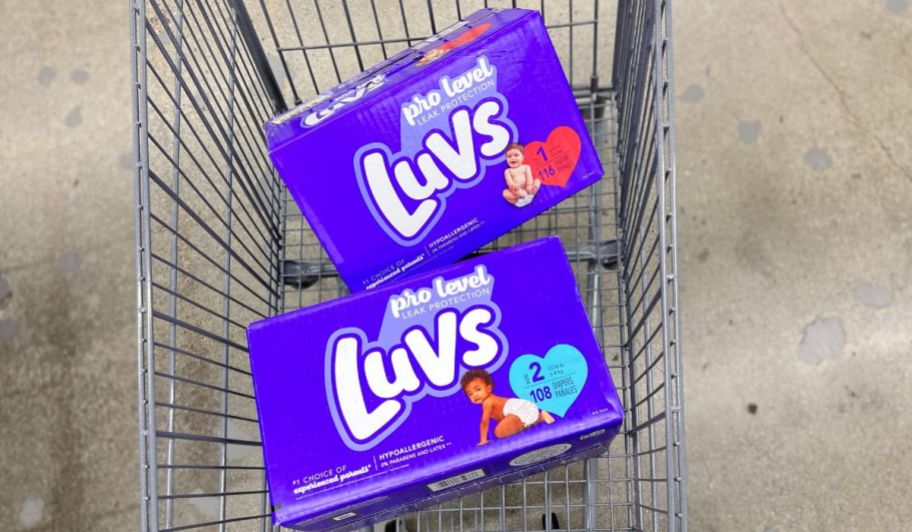 two boxes of luvs diapers in <a href='https://thepapercupfactory.com/cart' target='_blank' rel='follow'>shopping</a> cart ” width=”912″ height=”532″></p>
<p>Searching for the best deals on diapers can feel like a never-ending quest. Choosing which retailer offers the lowest price, plus factoring in cashback offers, coupons, and sale prices, can understandably overwhelm parents trying to figure out their best options.</p>
<p>We’ve searched online and national retailers for this week’s best diaper deals. From trusted brands to budget-friendly options, we’ve compiled a comprehensive list to help you save big while keeping your little one dry and comfortable.</p>
<p>Below, you’ll find the best sales and prices this week on newborn through size 6 diapers. 👶</p>
<p class=