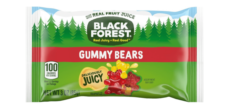 Black Forest Dye Free Gummy Bears