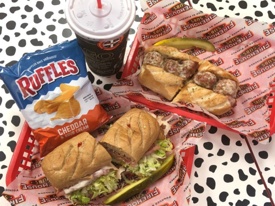 two firehouse subs meals