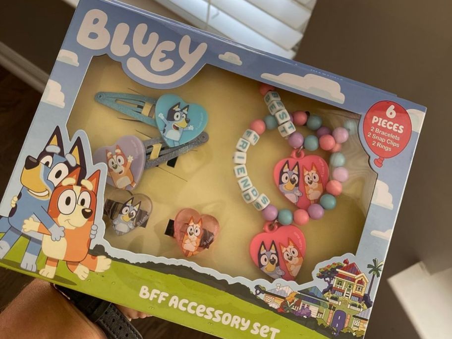 Luv Her Bluey 6-Piece BFF Jewelry Set in a box