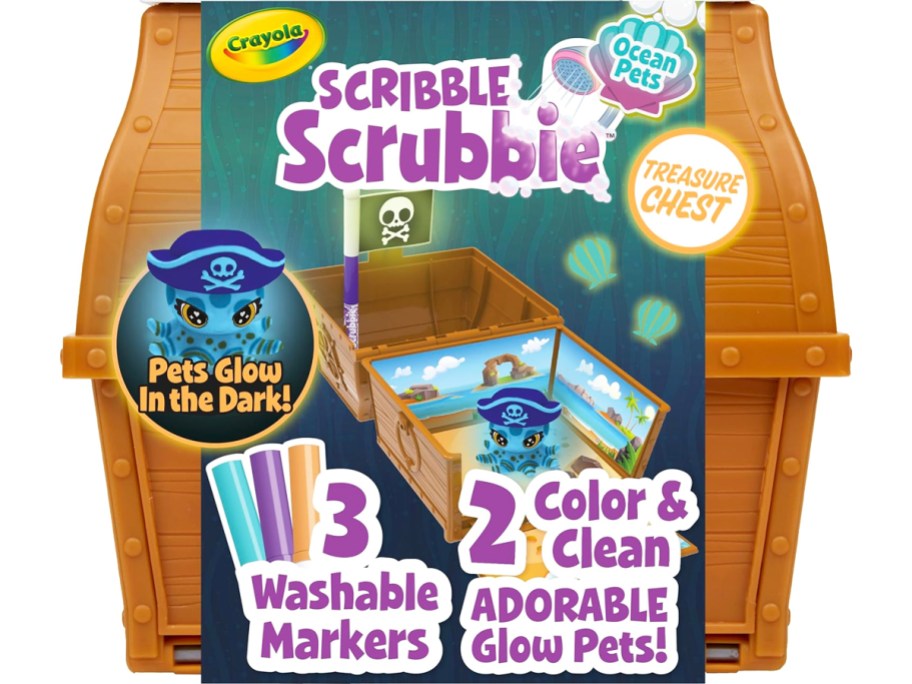 ocean-themed Crayola Scribble Scrubbie Pets set