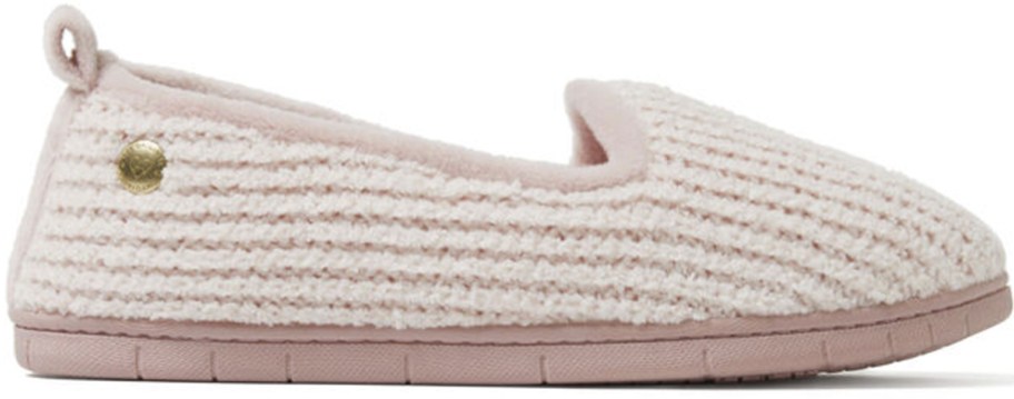 pink dearfoam slipper