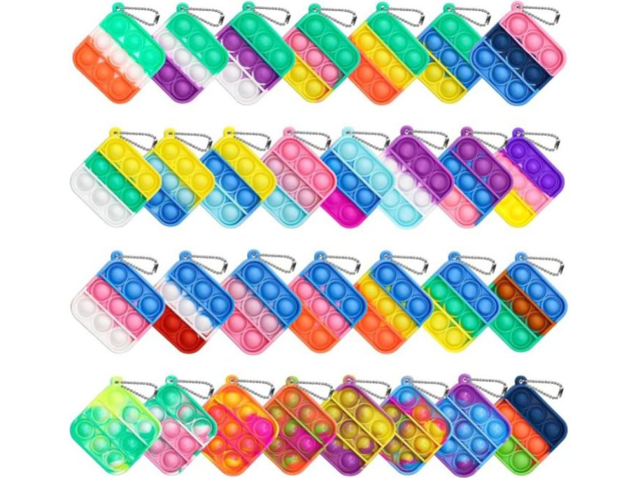 Fidget Poppers 30-Count Squares