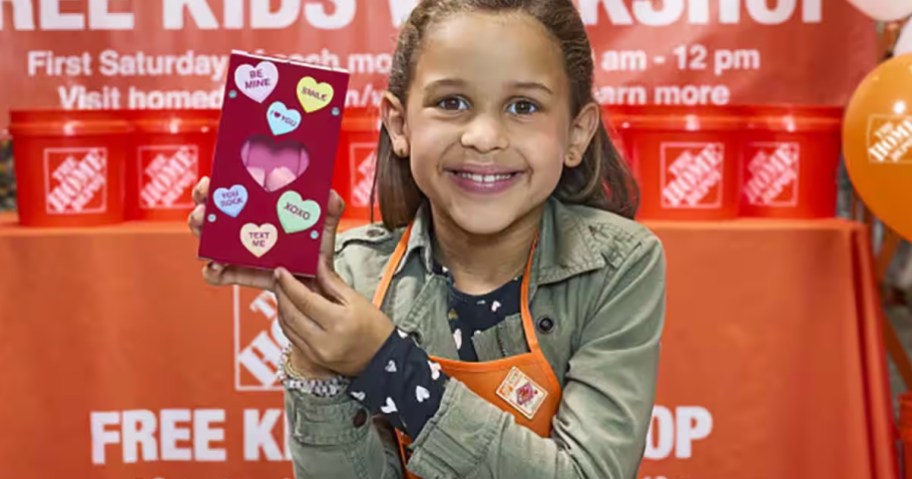 Home Depot Kids Workshop Valentines Candy Box