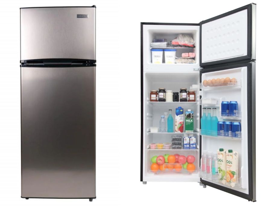 Frigidaire 7.5-Cubic Foot Refrigerator stock images