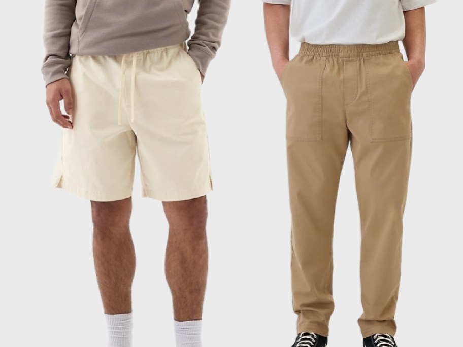 GAP mens shorts and long pants