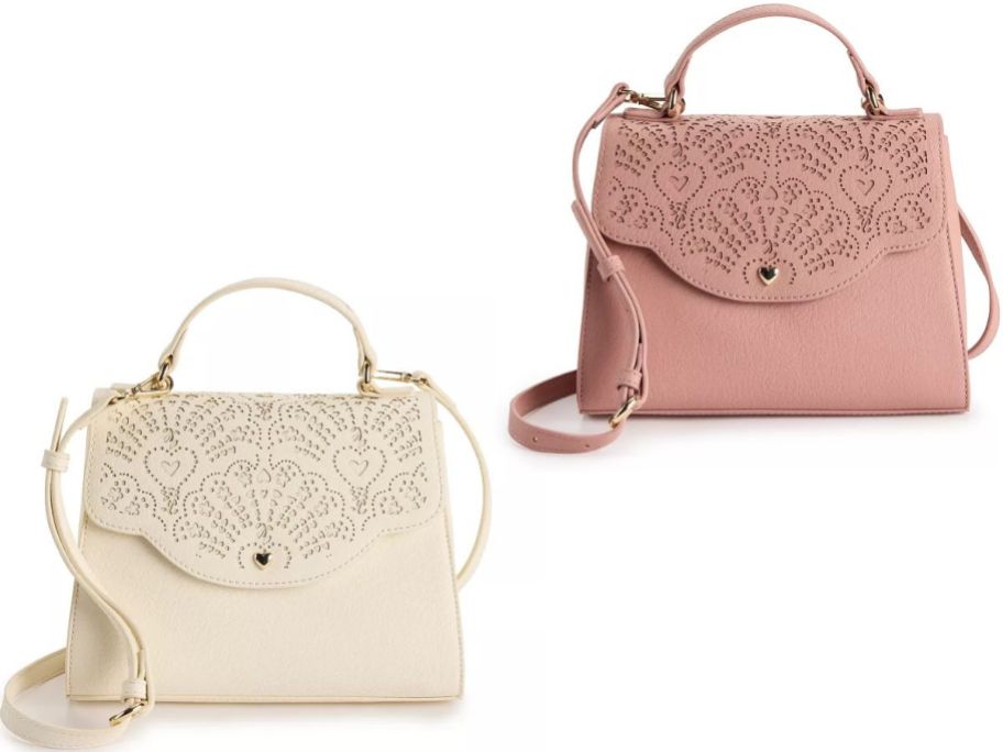 LC Lauren Conrad Marissa Heart Crossbody Bag