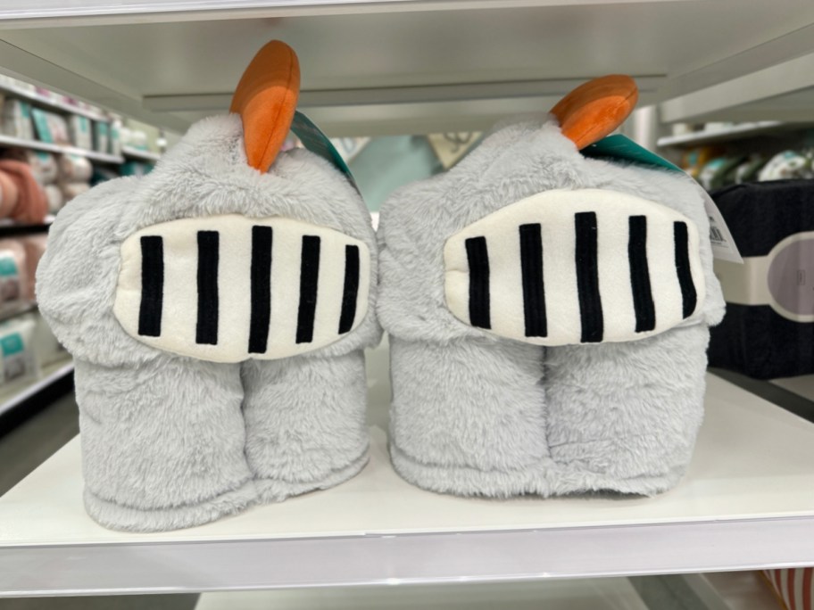 Pillowfort Knight Kids' Hooded Blanket displayed at the store