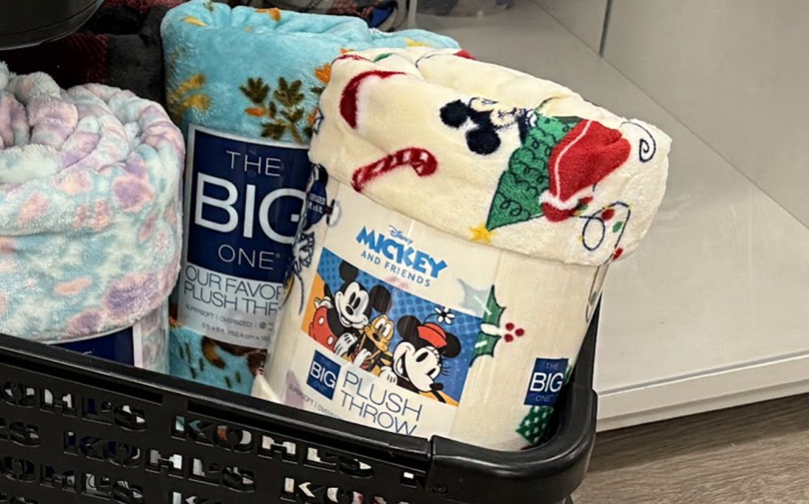 mickey mouse blanket in cart 