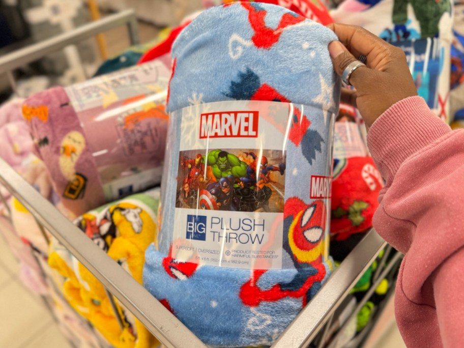 spiderman big one blanket in cart 