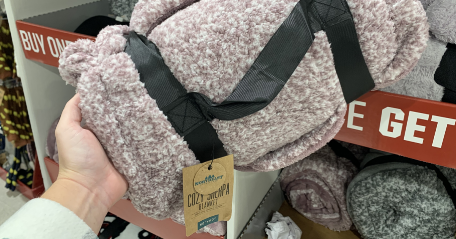 Northeast Blanket being held in Store