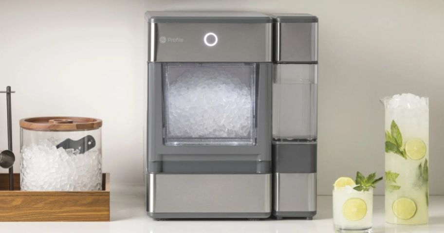 GE Profile Opal Nugget Ice Maker on counter