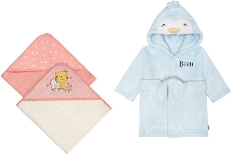 Gerber Baby Towels and Robe