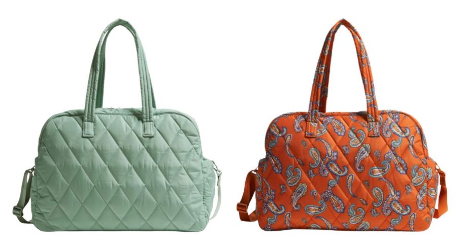 Vera Bradley Outlet Large Weekender Travel Bag stock images