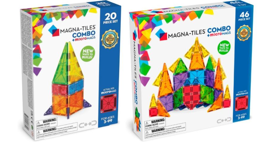 MAGNA-TILES 20 and 46-Piece Sets