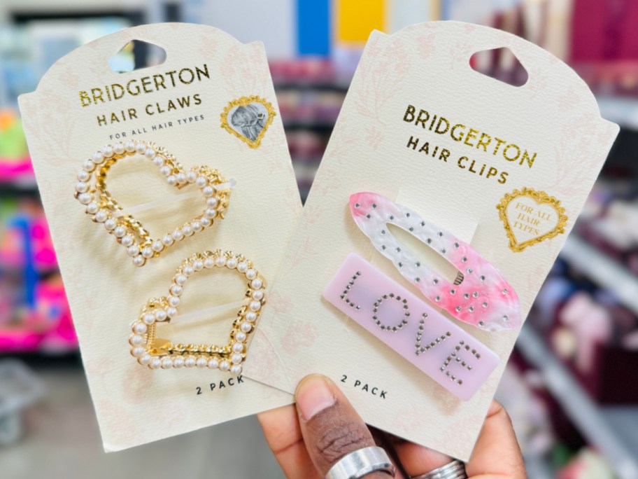 Bridgerton With Love Hair Clips