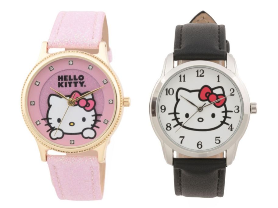 hello kitty women's watch stock images