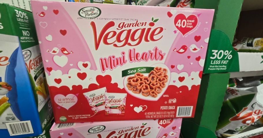 Garden Veggie Mini Hearts 40-Count