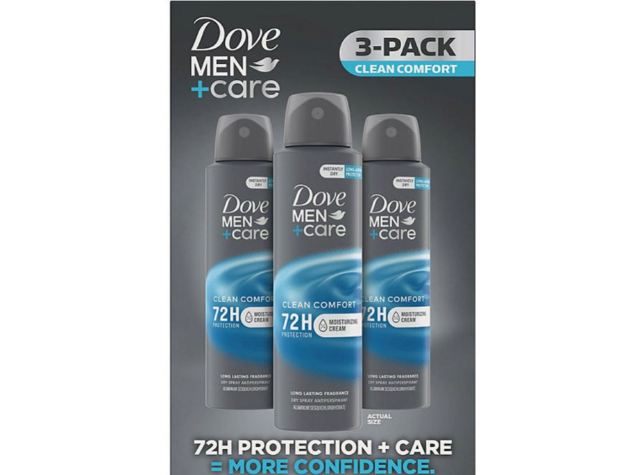 dove mens deodorant box