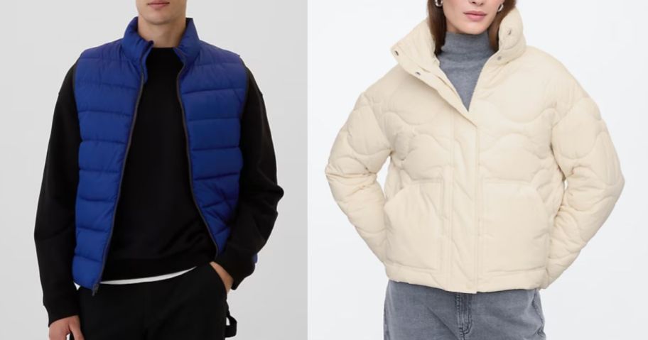 Gap Factory Puffer Vest & Jacket