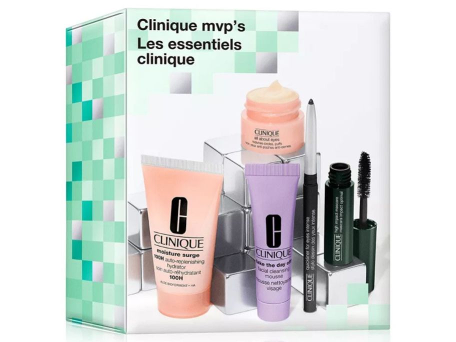 Clinique 5-Piece MVP's Skin Care & Makeup Mini Gift Set