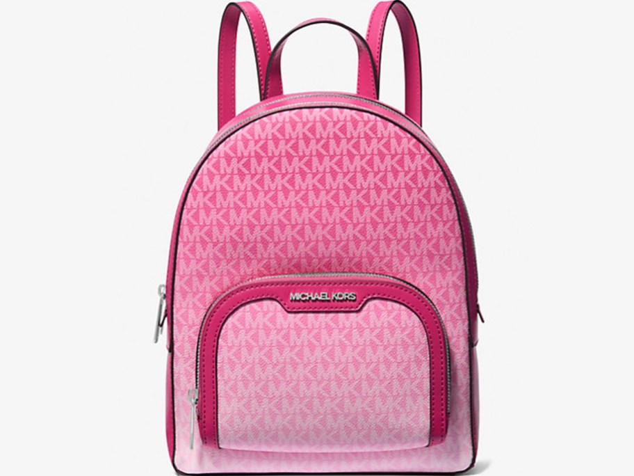 pink ombre michael kors backpack