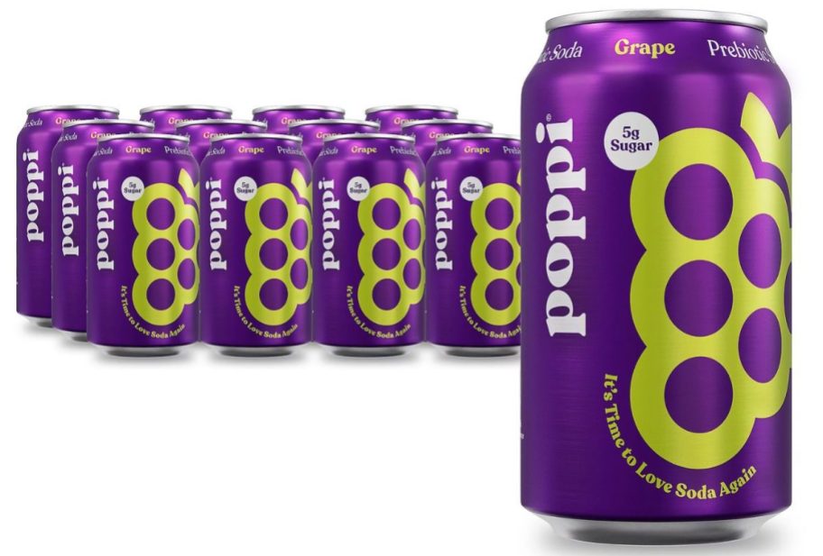 Poppi Prebiotic Soda Single-Flavor 12-Pack stock image