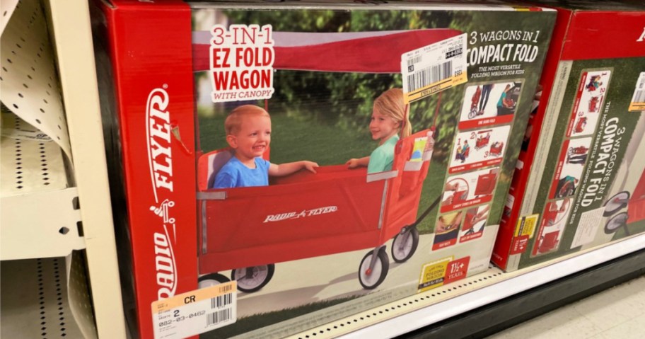 Radio Flyer 3-in-1 EZ Fold Wagon w/ Canopy on target shelf