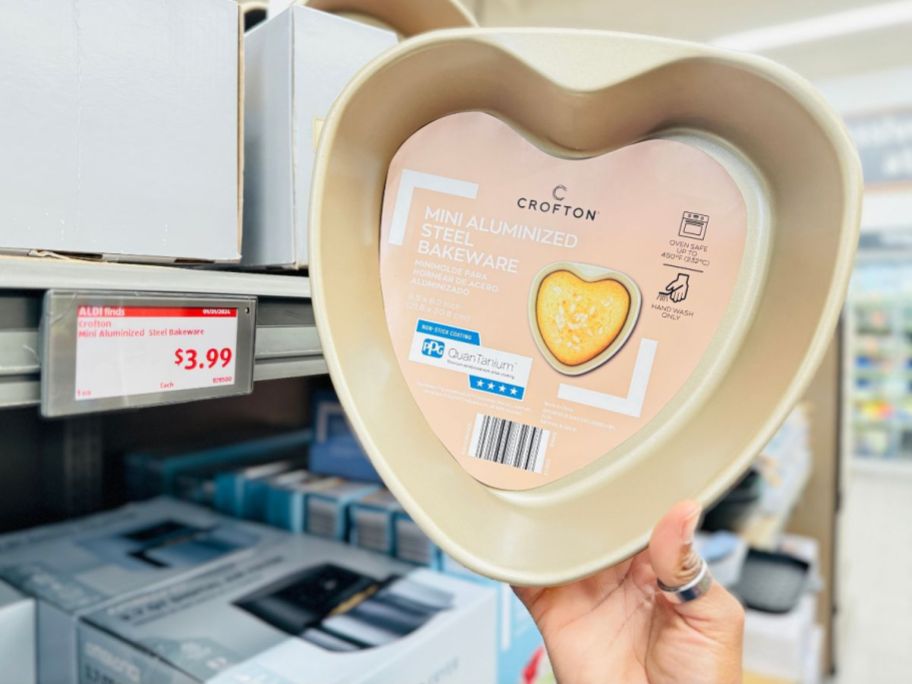 Aldi Crofton Heart Shaped Bakeware