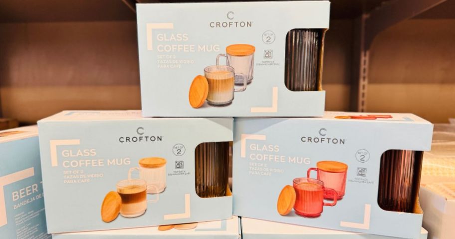 Crofton Glass Coffee Mugs