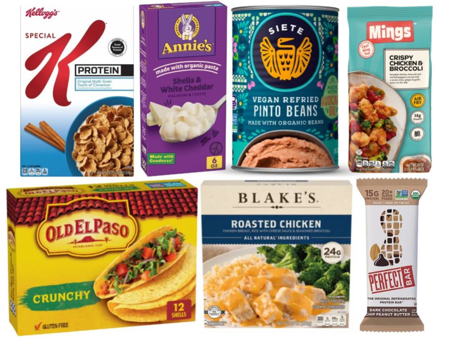 kroger mega sale items on white background