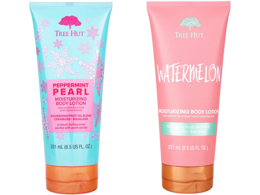 Tree Hut Peppermint Pearl & Watermelon Body Lotions