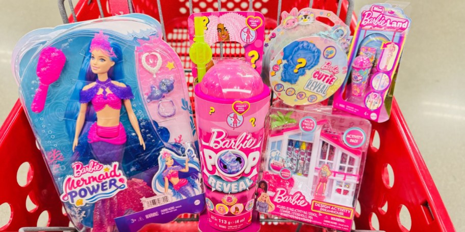 barbie doll and <a href='https://inloveclub.co.uk/storefront' target='_blank' rel='follow'>accessories</a> in target cart ” width=”912″ height=”456″></p>
<p>Hurry into your local Target where you can score 50% off Barbie dolls, accessories, and sets on Clearance!</p>
<p>Wanna shop online? We also spotted hot deals on <a href=