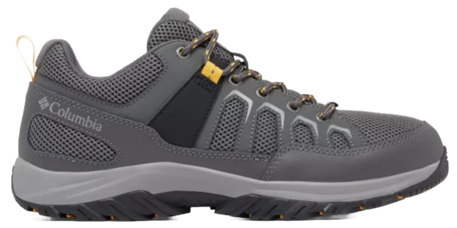 mens grey low waterproof shoe