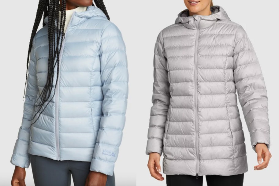 blue and grey womens jackets