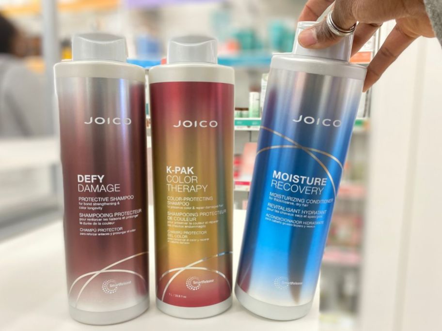 Joico liters in shelf in store