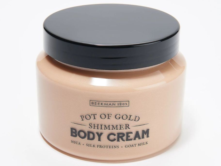 Beekman 1802 Super-Size Pot of Gold-Whipped Body Cream stock image