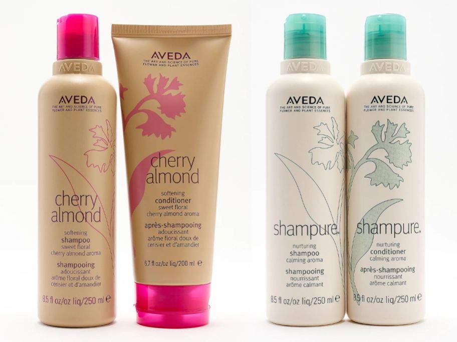 Aveda Choice of Shampoo and Conditioner Sets stock images