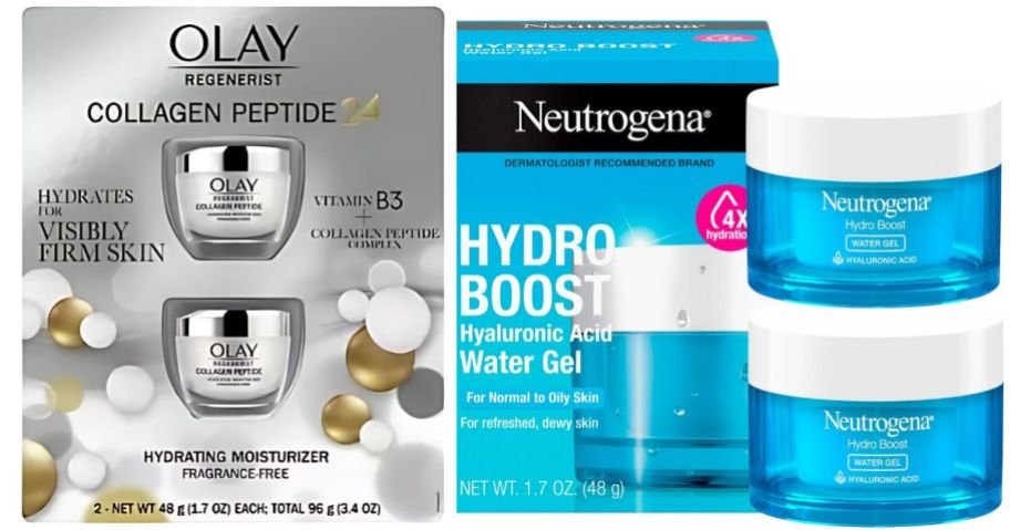 Olay and Neutrogena canisters