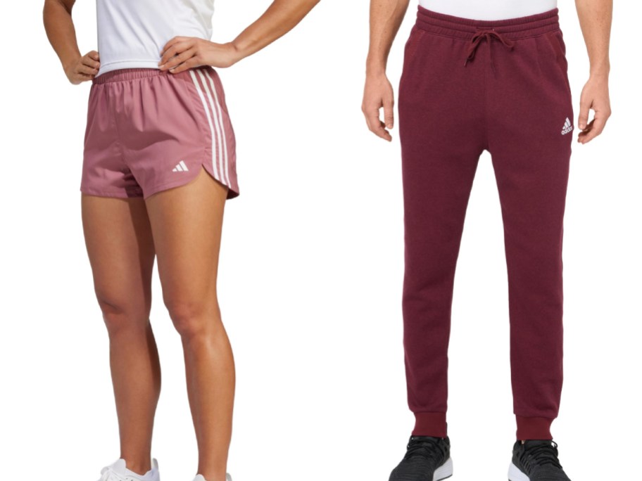 Adidas women shorts and joggers