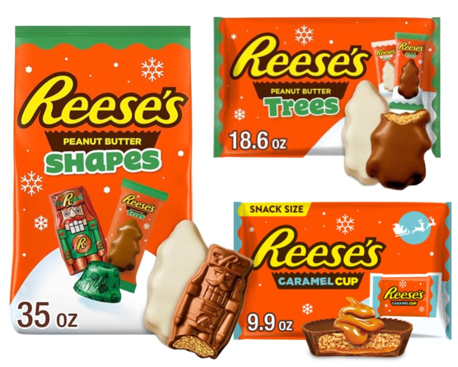 variety reeses holiday bags