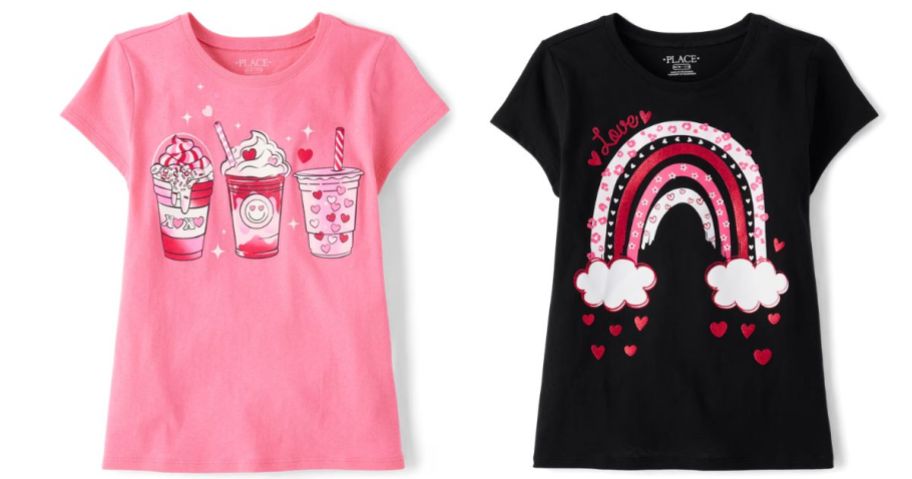 children's place valentine's day tees