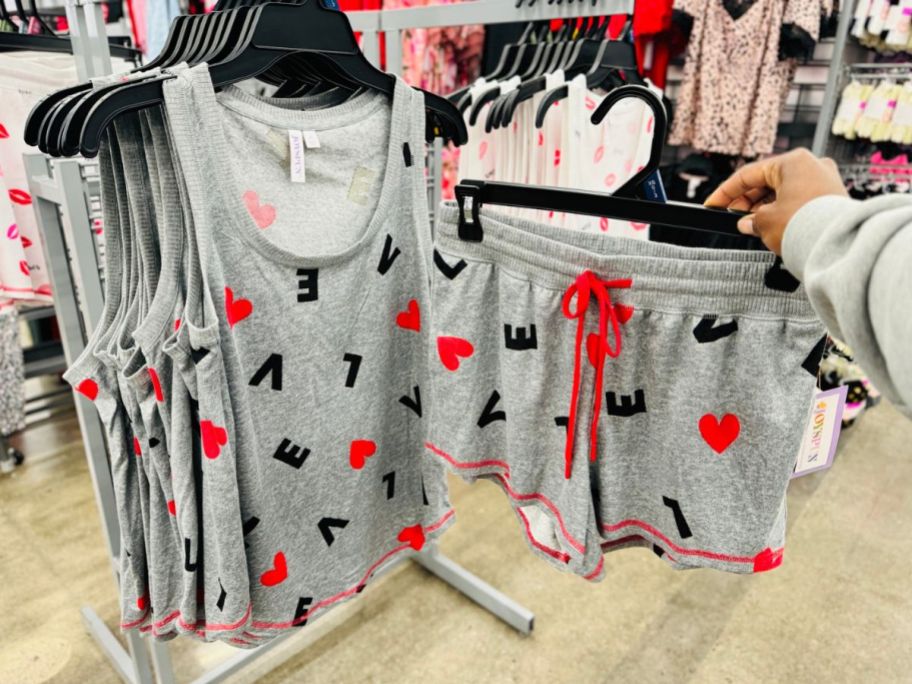 Joyspun Valentine's Day Tank & Shorts PJs